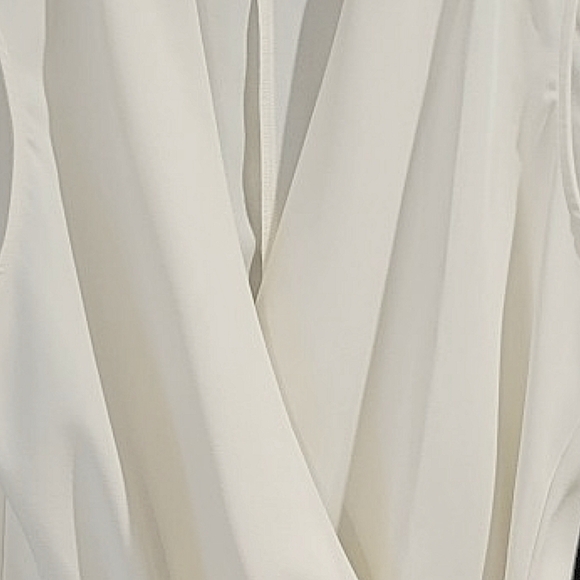 ZARA , IVORY, WRAP AROUND SLEEVELESS, BUCKLE TOP, SIZE SMALL NWOT - Picture 9 of 9